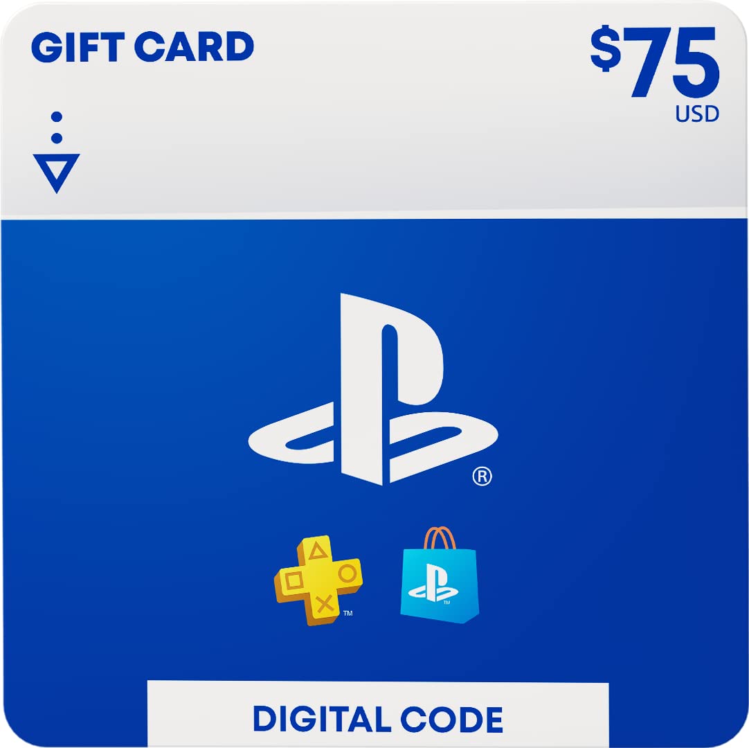 $75 PlayStation Store Gift Card