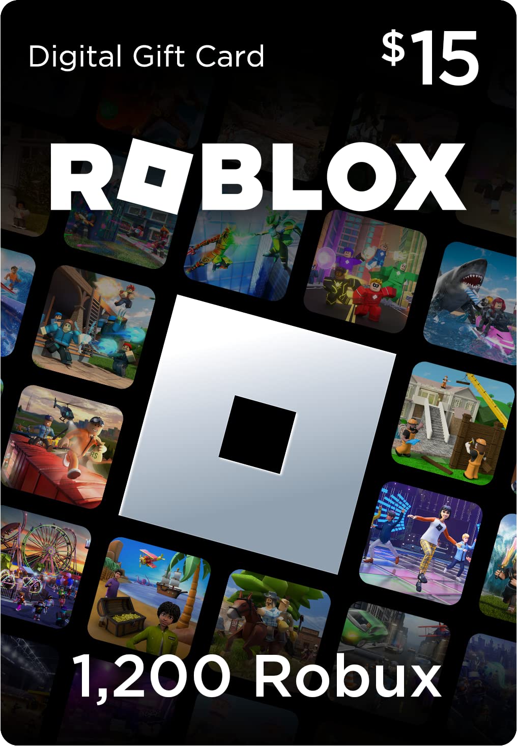 Roblox Digital Gift Code for 1,200 Robux