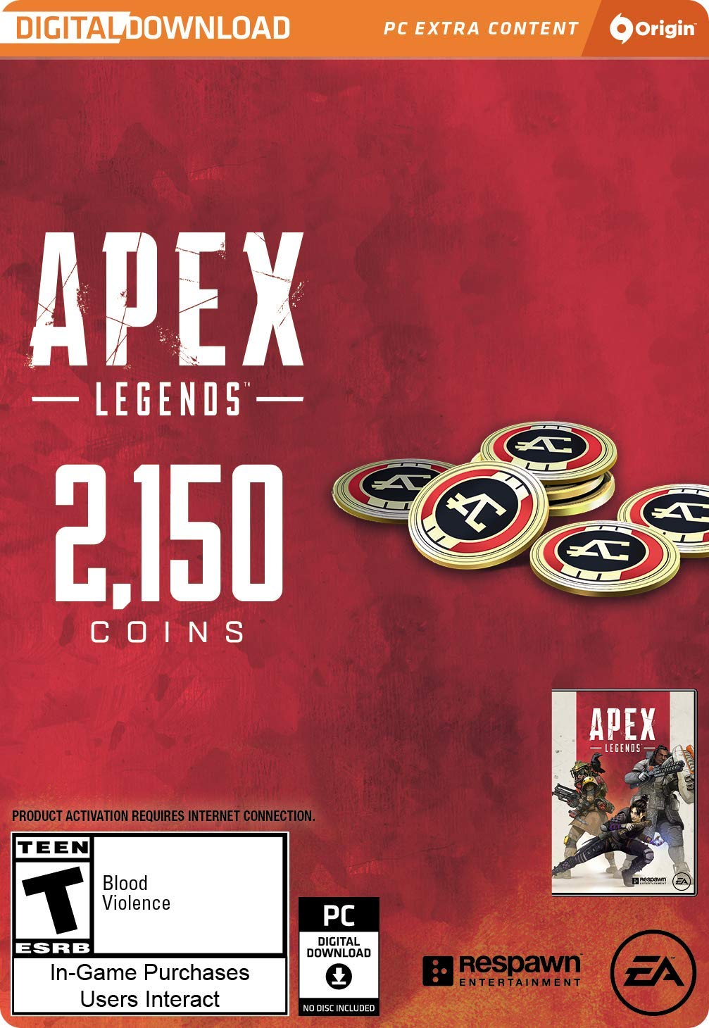 Apex Legends - 2,150 Apex Coins - PC