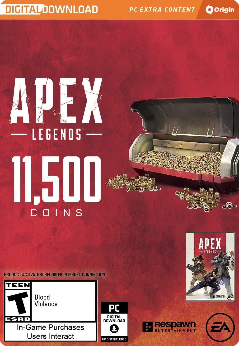 Apex Legends - 11,500 Apex Coins - PC